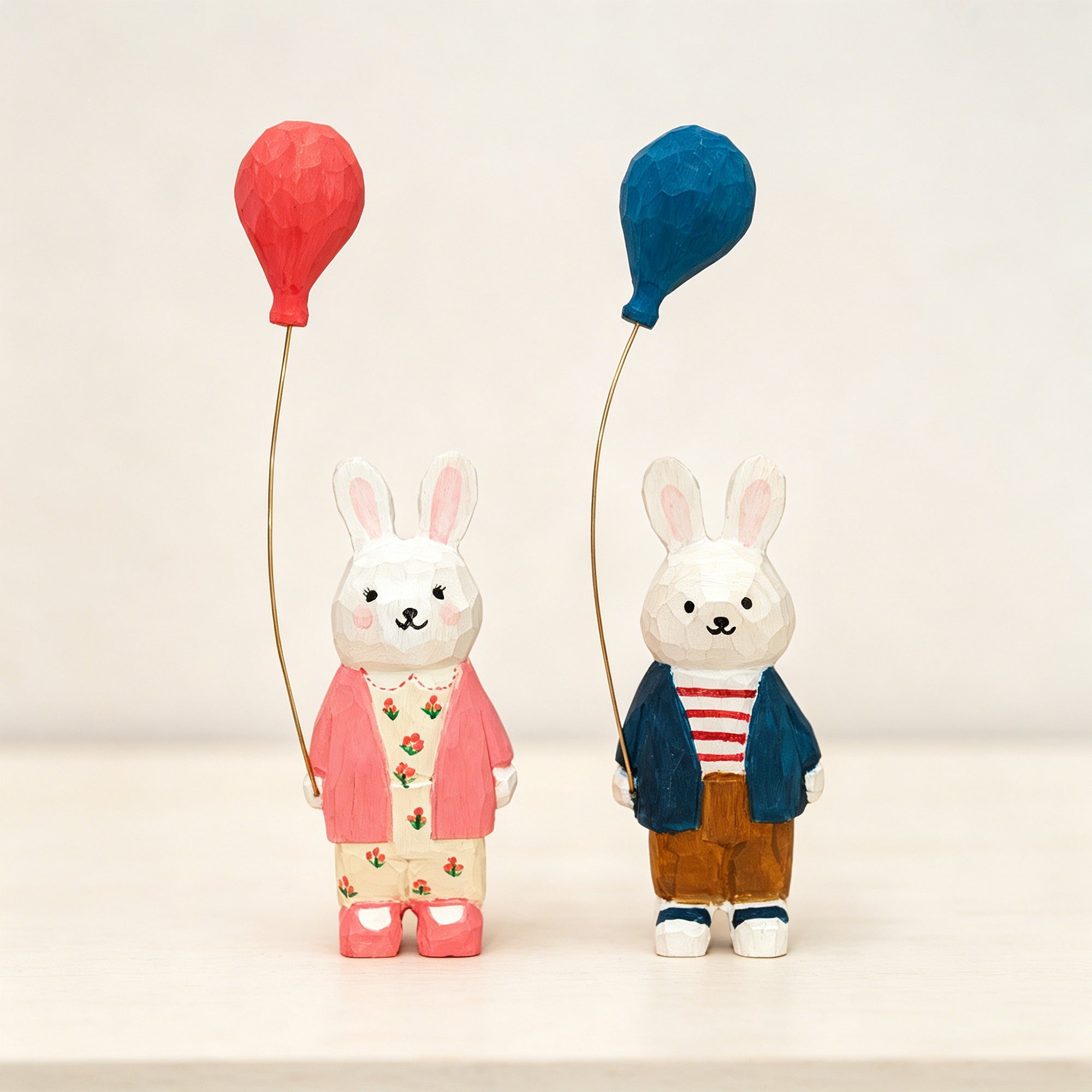 DIY Wooden Bunny Balloon Painting Craft Kit