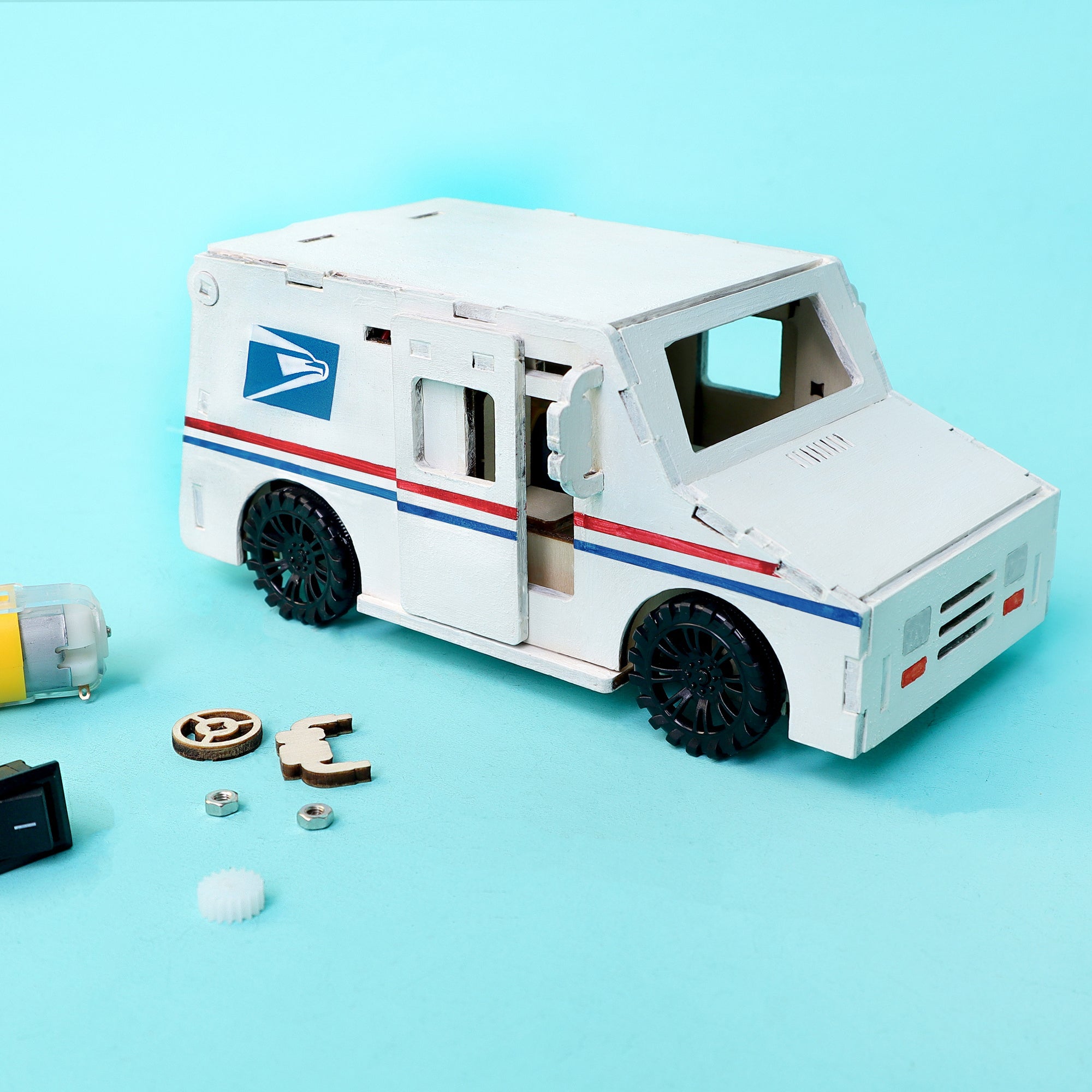 Delivery Truck STEM Build Paint Power Kit