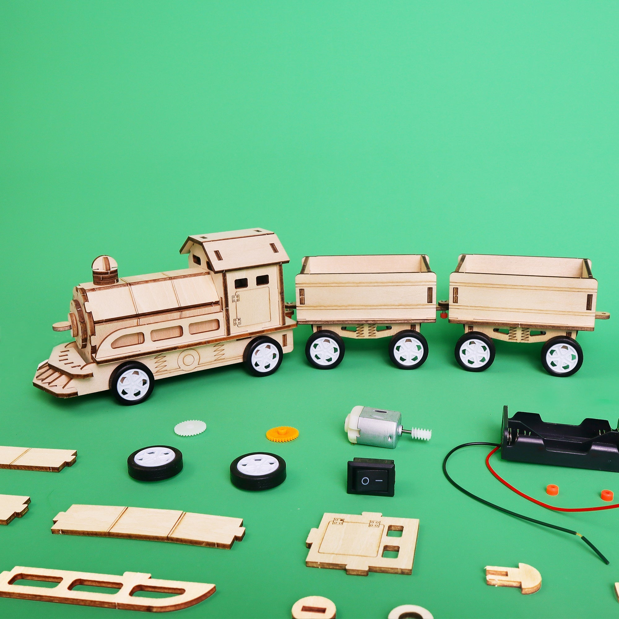 Train DIY Kit Educational STEM Building Toy