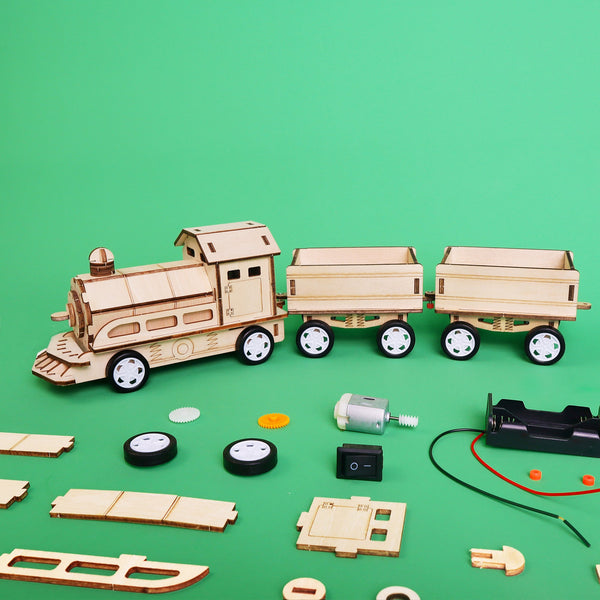 Train DIY Kit Educational STEM Building Toy