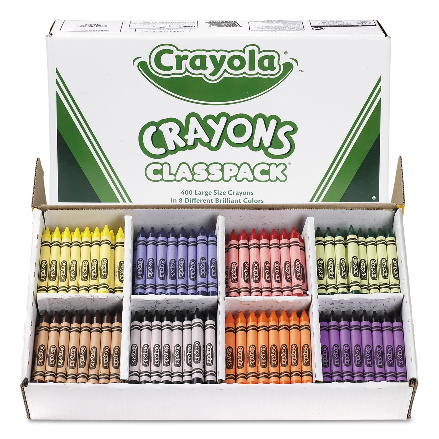 Crayola Classpack Large Crayons 400 Count 8