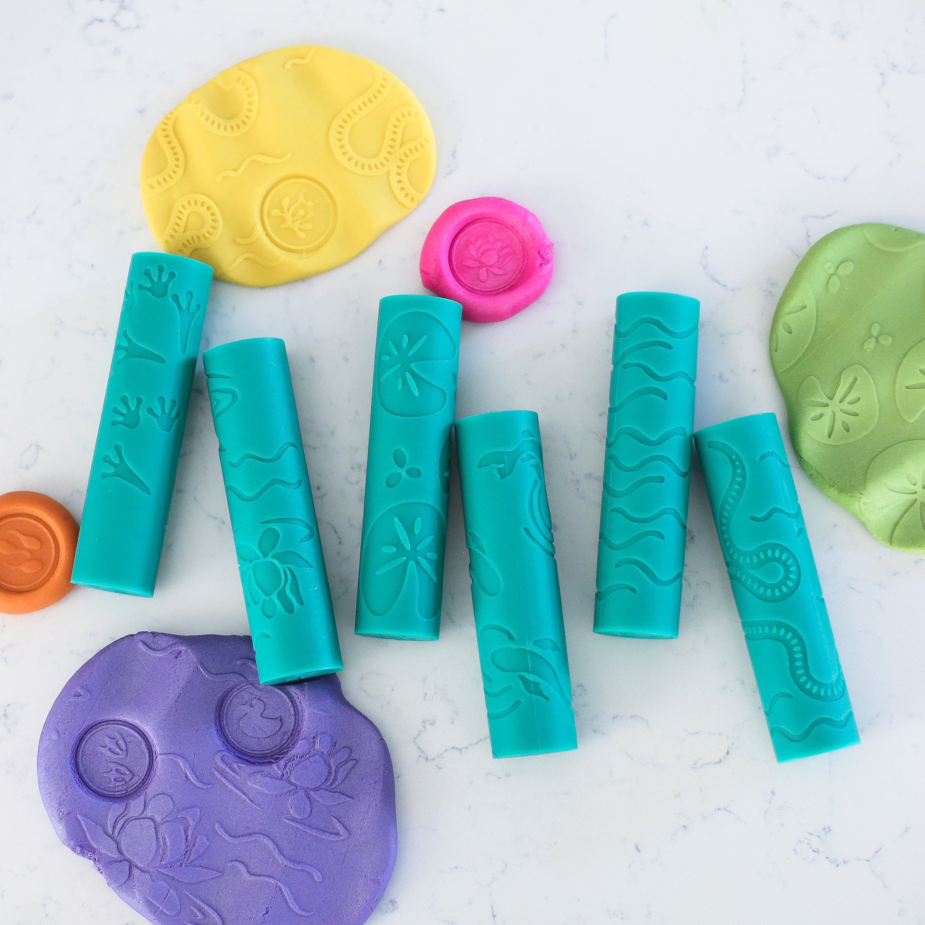 Pond Life Play Dough Rollers Set