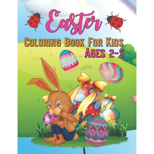Easter Coloring Book Kids Ages 2-5