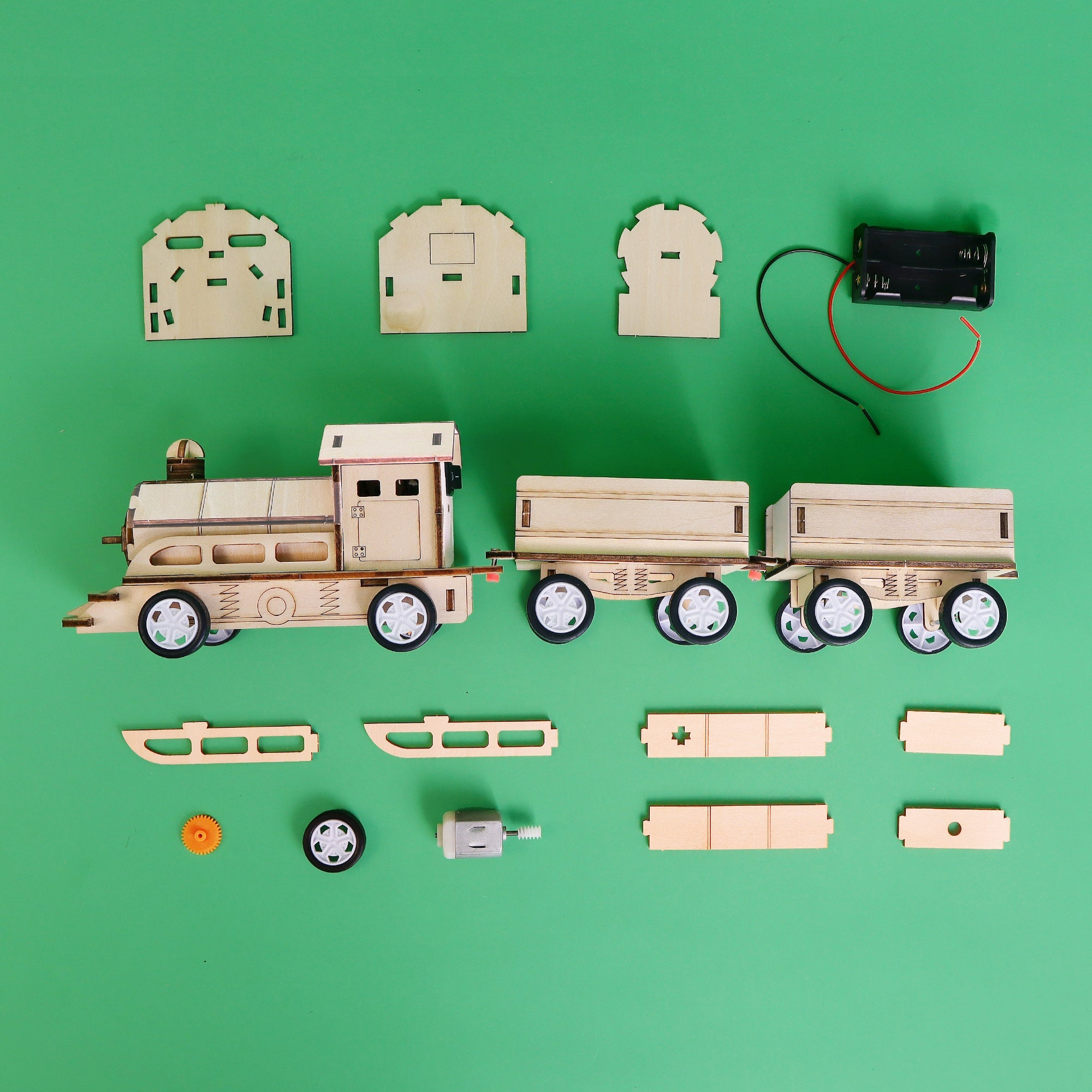 Train DIY Kit Educational STEM Building Toy