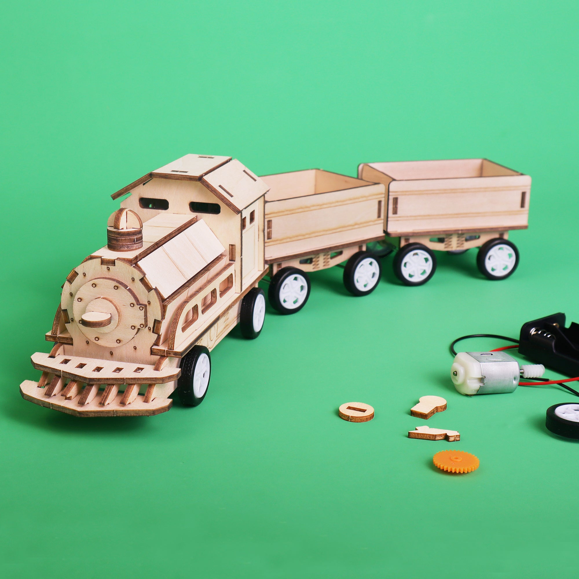Train DIY Kit Educational STEM Building Toy