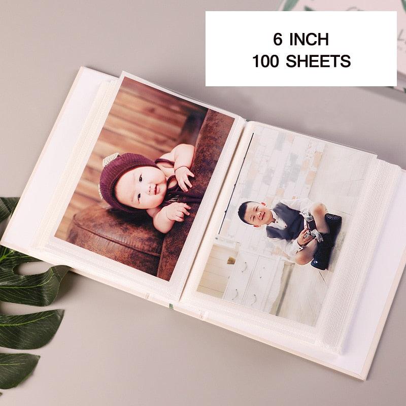 6 Inch 100 Sheets Family Scrapbook Album