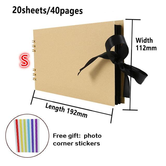 60/80 Pages DIY Scrapbook Photo Album