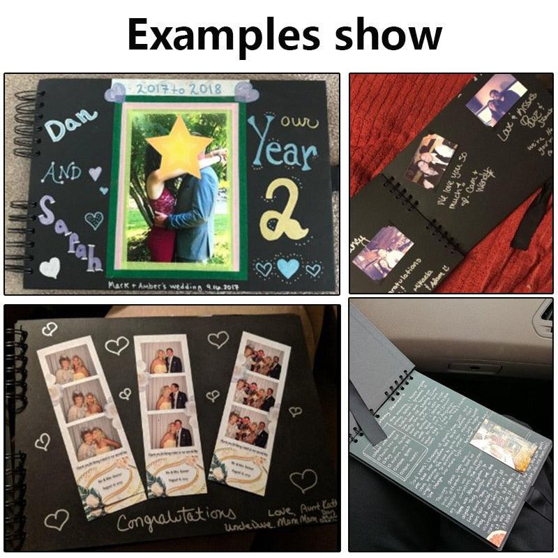 60/80 Pages DIY Scrapbook Photo Album