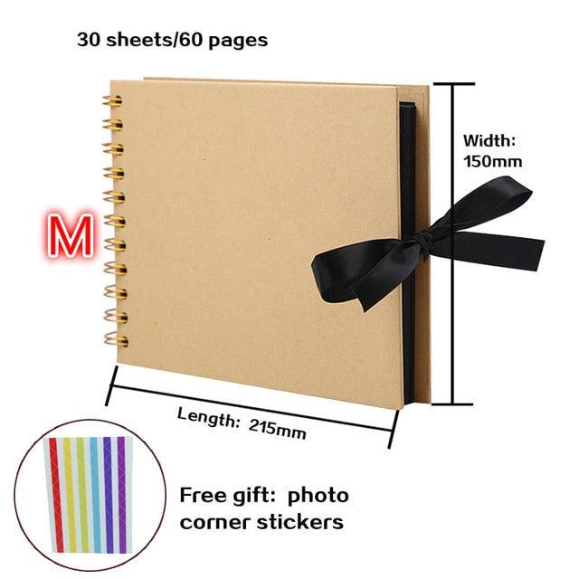 60/80 Pages DIY Scrapbook Photo Album