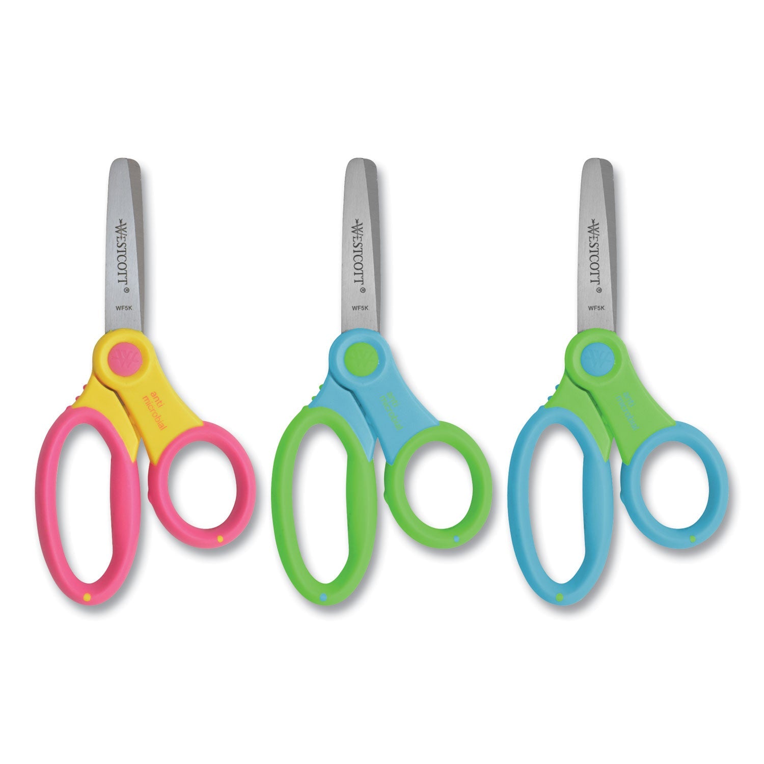 Westcott 5 Inch Soft Handle Rounded Scissors
