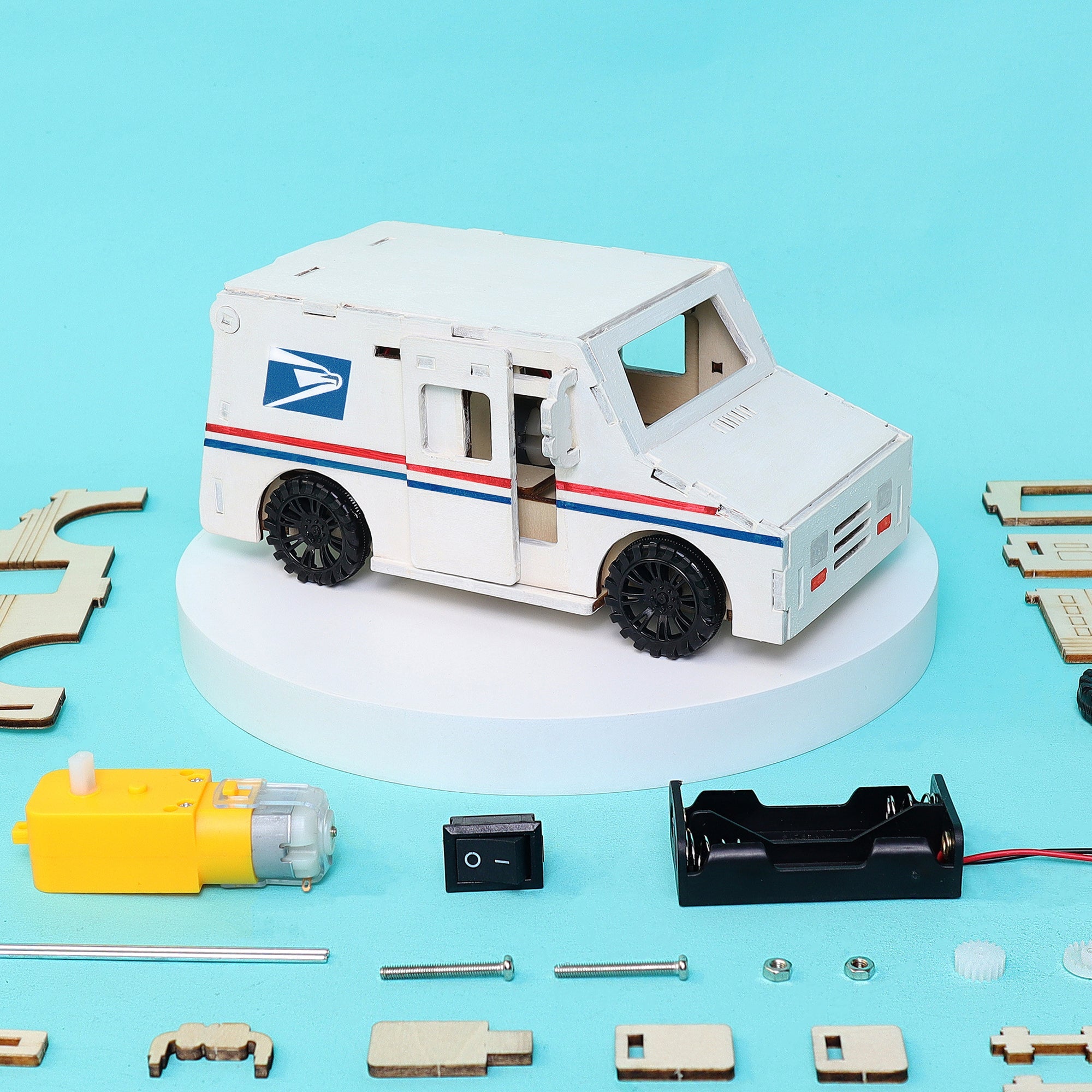 Delivery Truck STEM Build Paint Power Kit