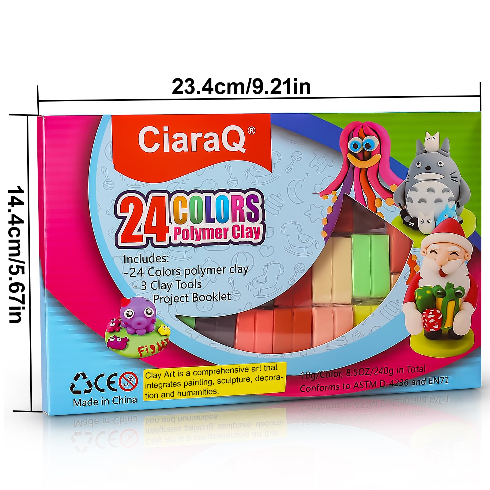 Polymer Clay Kit 24 Colors Modeling