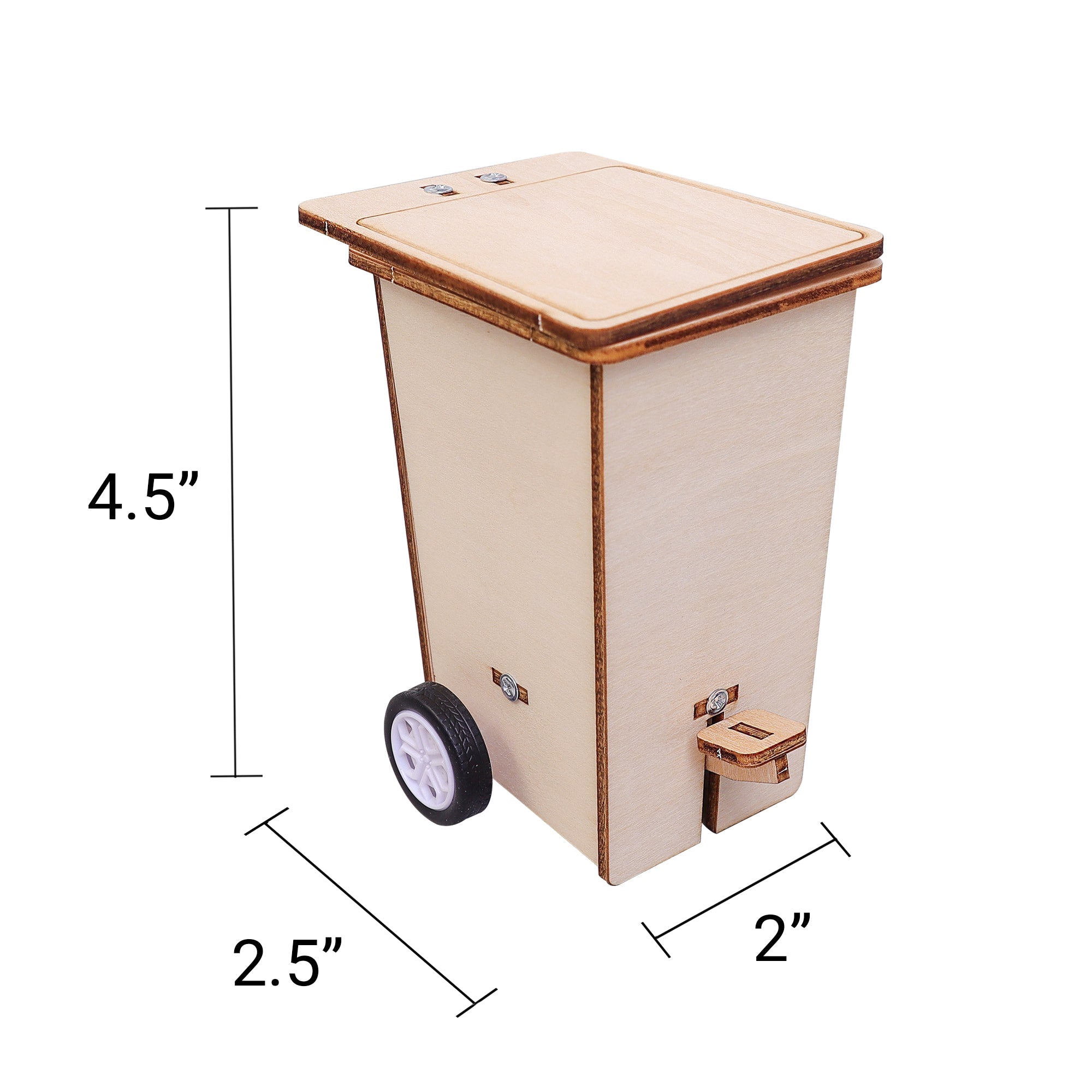 Build Paint Mini Trash Cans Set Desk