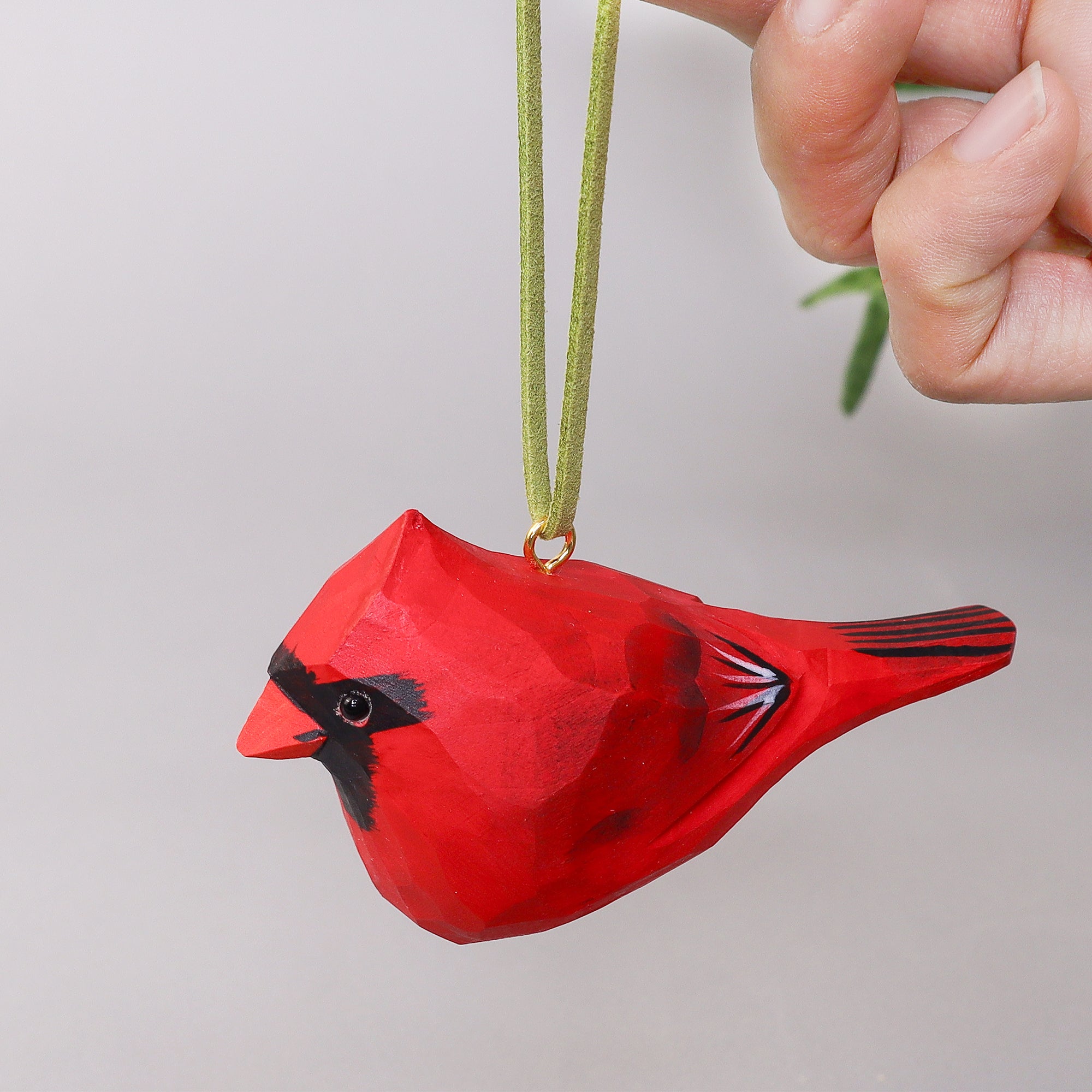 Hand-Carved Cardinal Bird DIY Painting Craft Kit