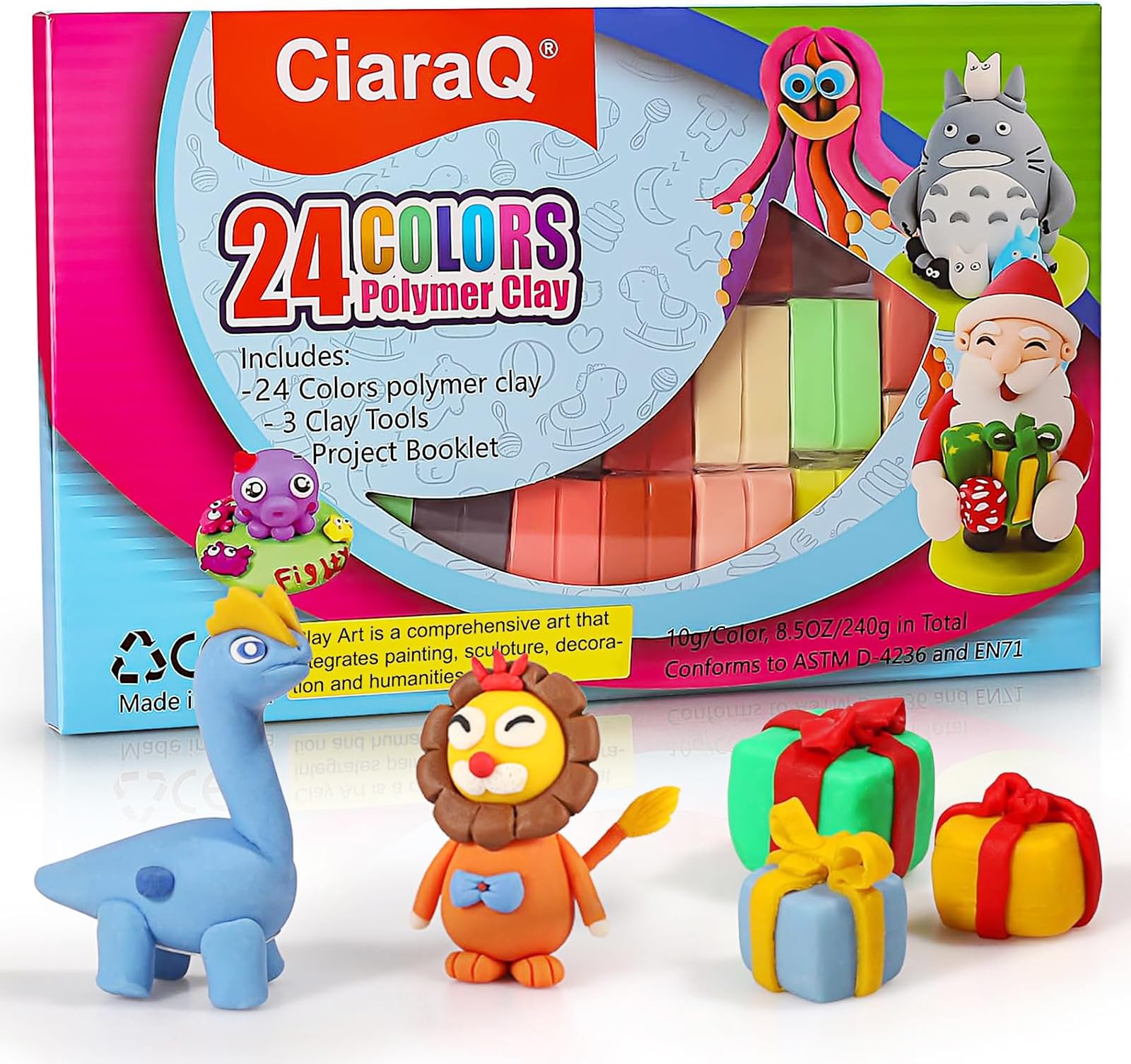 Polymer Clay Kit 24 Colors Modeling