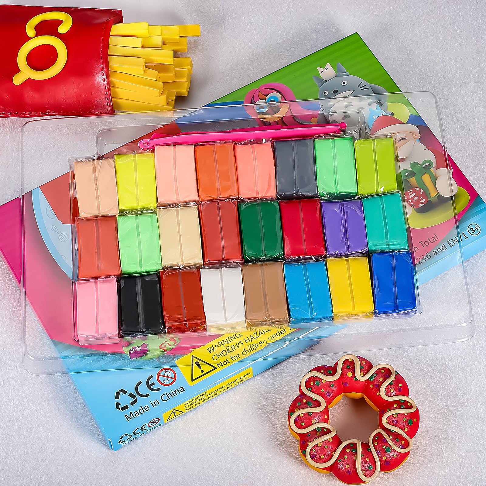 Polymer Clay Kit 24 Colors Modeling