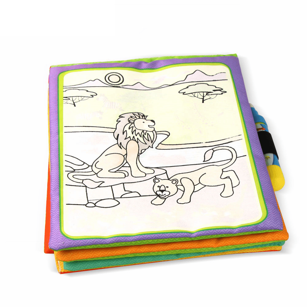 Magic Water Drawing Book Pen Kids Educational