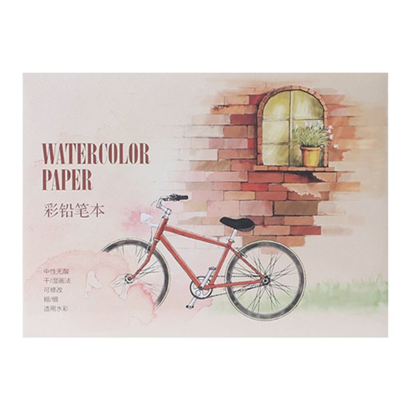 12 Sheet A5 A6 Watercolor Sketchbook Drawing Paper