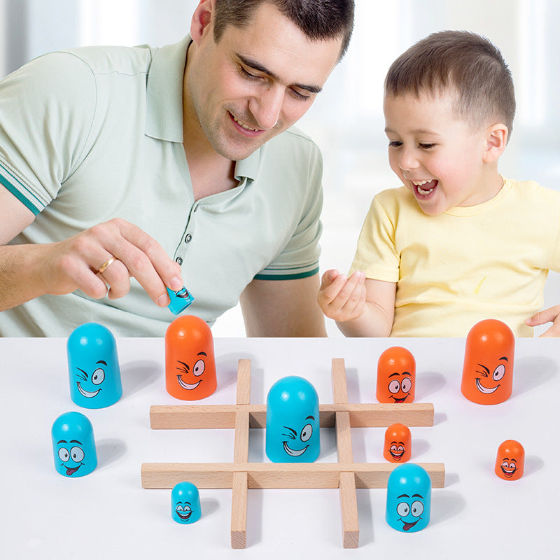 Preschool Nesting Doll Face Changing Chess Game
