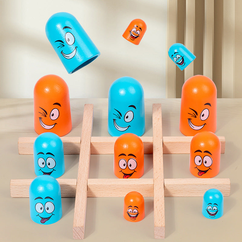 Preschool Nesting Doll Face Changing Chess Game