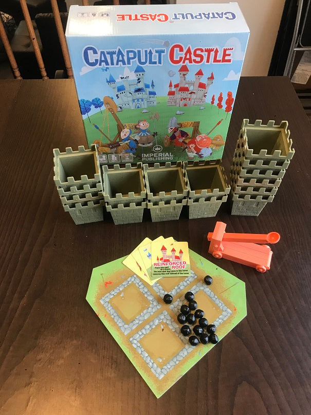 Catapult Castle Medieval Dexterity Game 1-4 Players