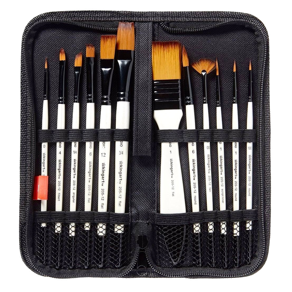 Studio Gold Nylon Acrylic Watercolor Brush Set