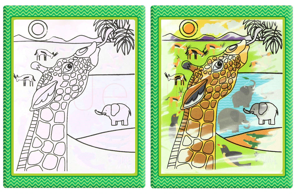 Magic Water Drawing Book Pen Kids Educational