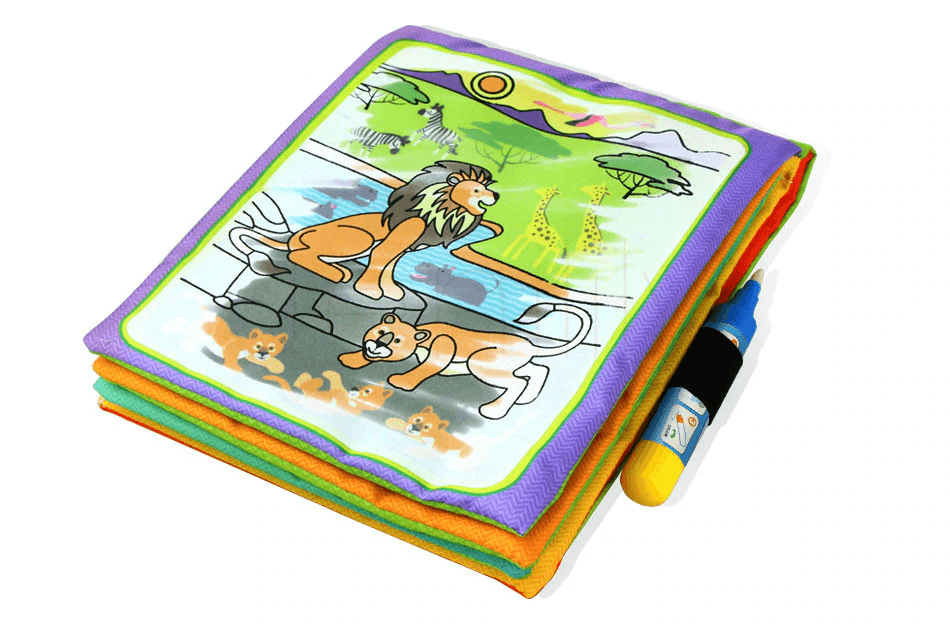 Magic Water Drawing Book Pen Kids Educational
