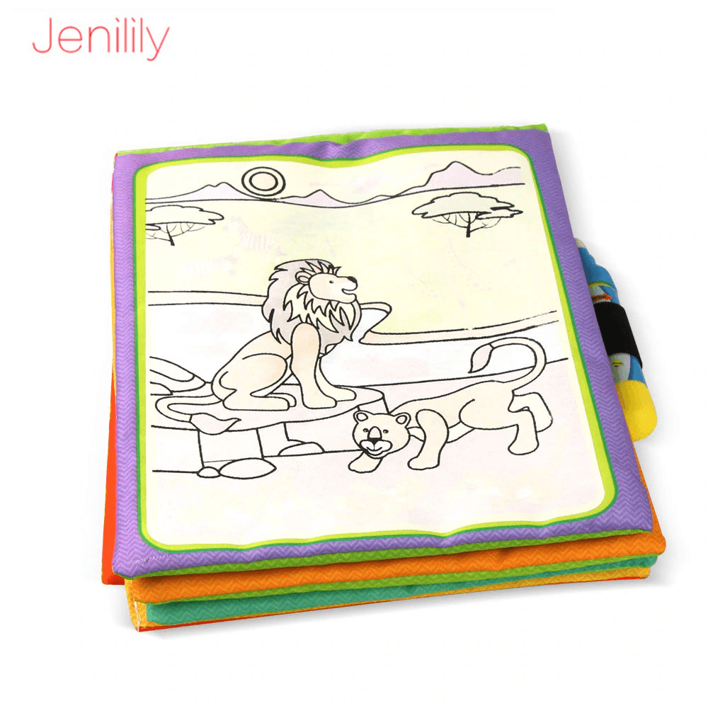 Magic Water Drawing Book Pen Kids Educational