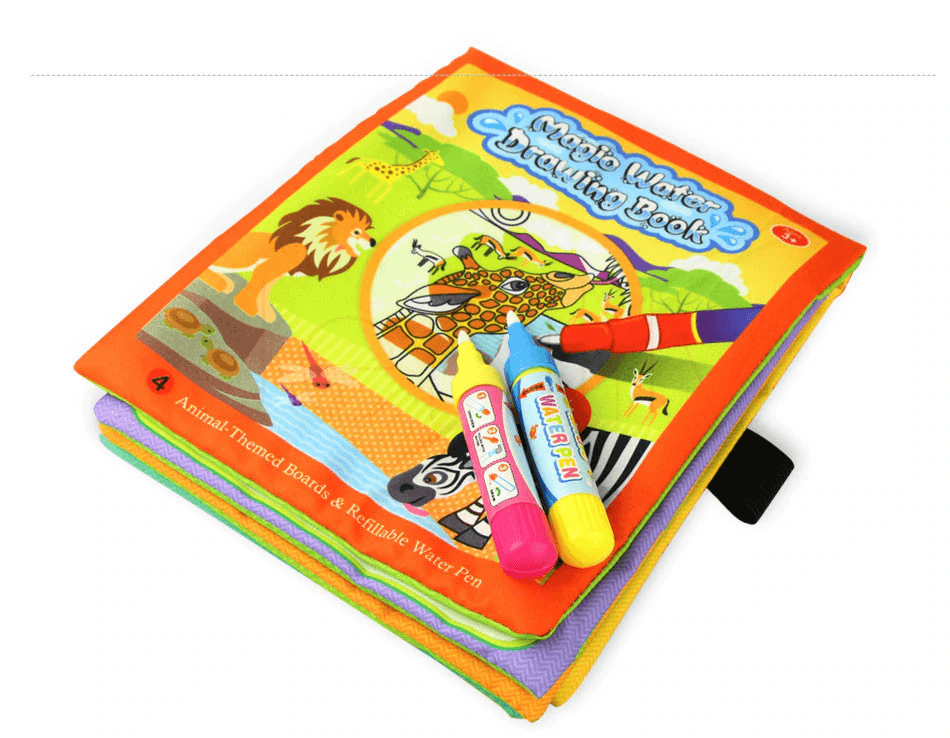 Magic Water Drawing Book Pen Kids Educational