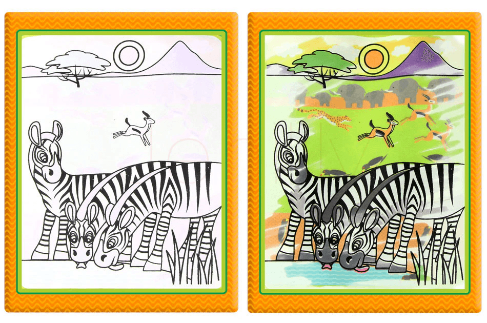Magic Water Drawing Book Pen Kids Educational