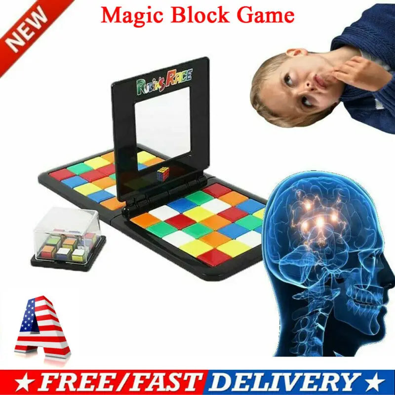 Race Board Game Parent Child Magic Cubes