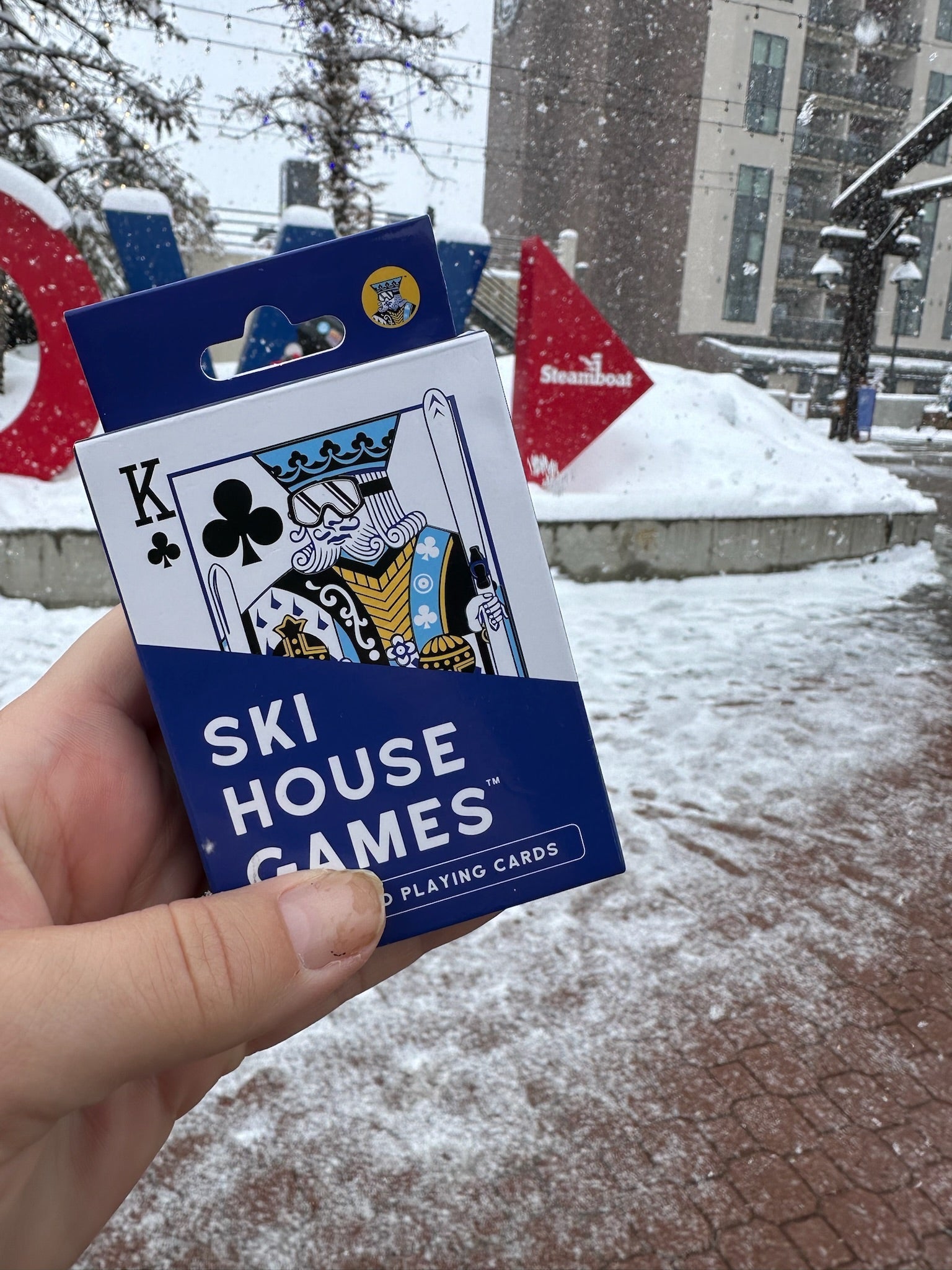 Ski House Games Card Deck Family Fun