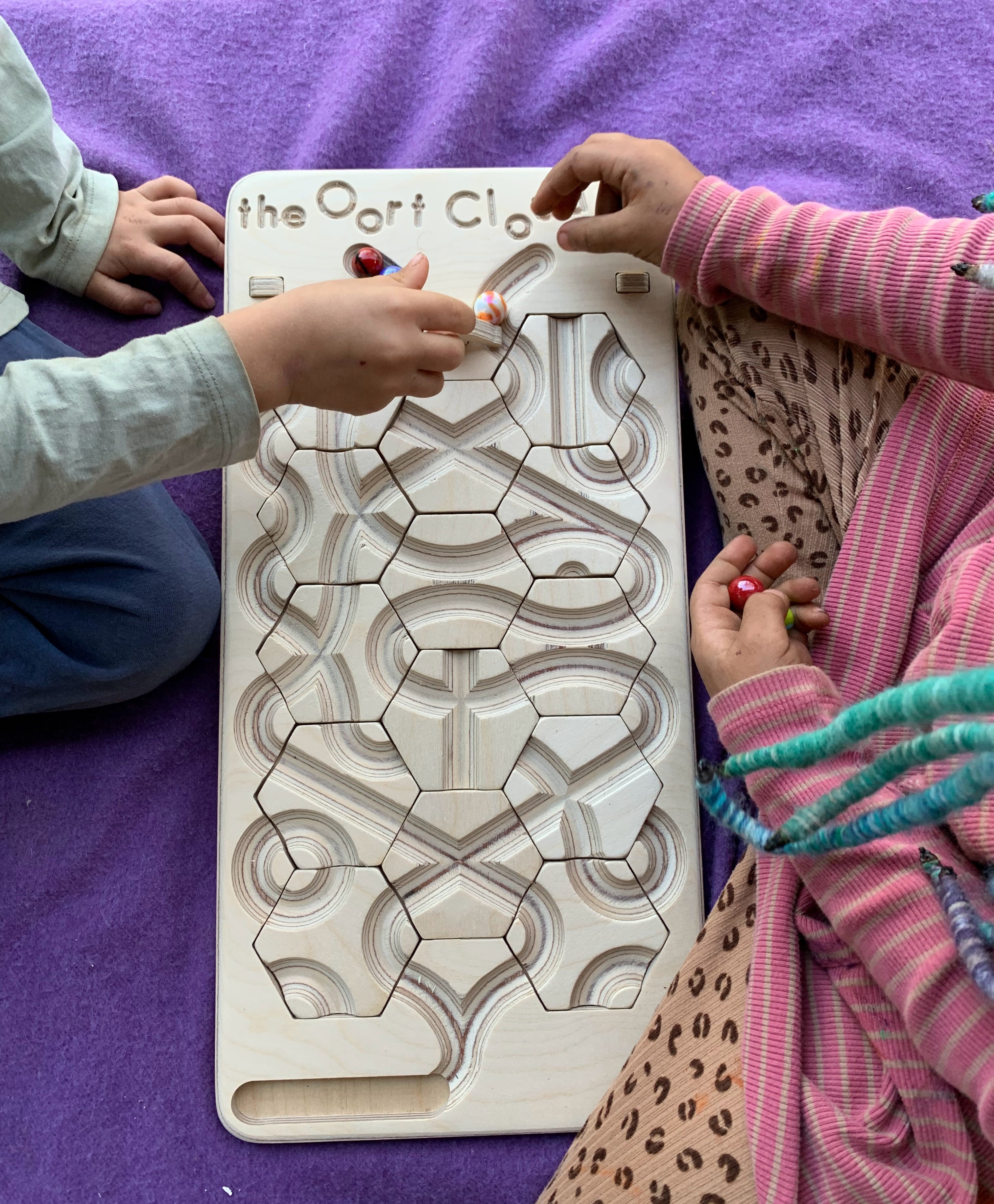 The Oort Cloud Marble Run Puzzle Game
