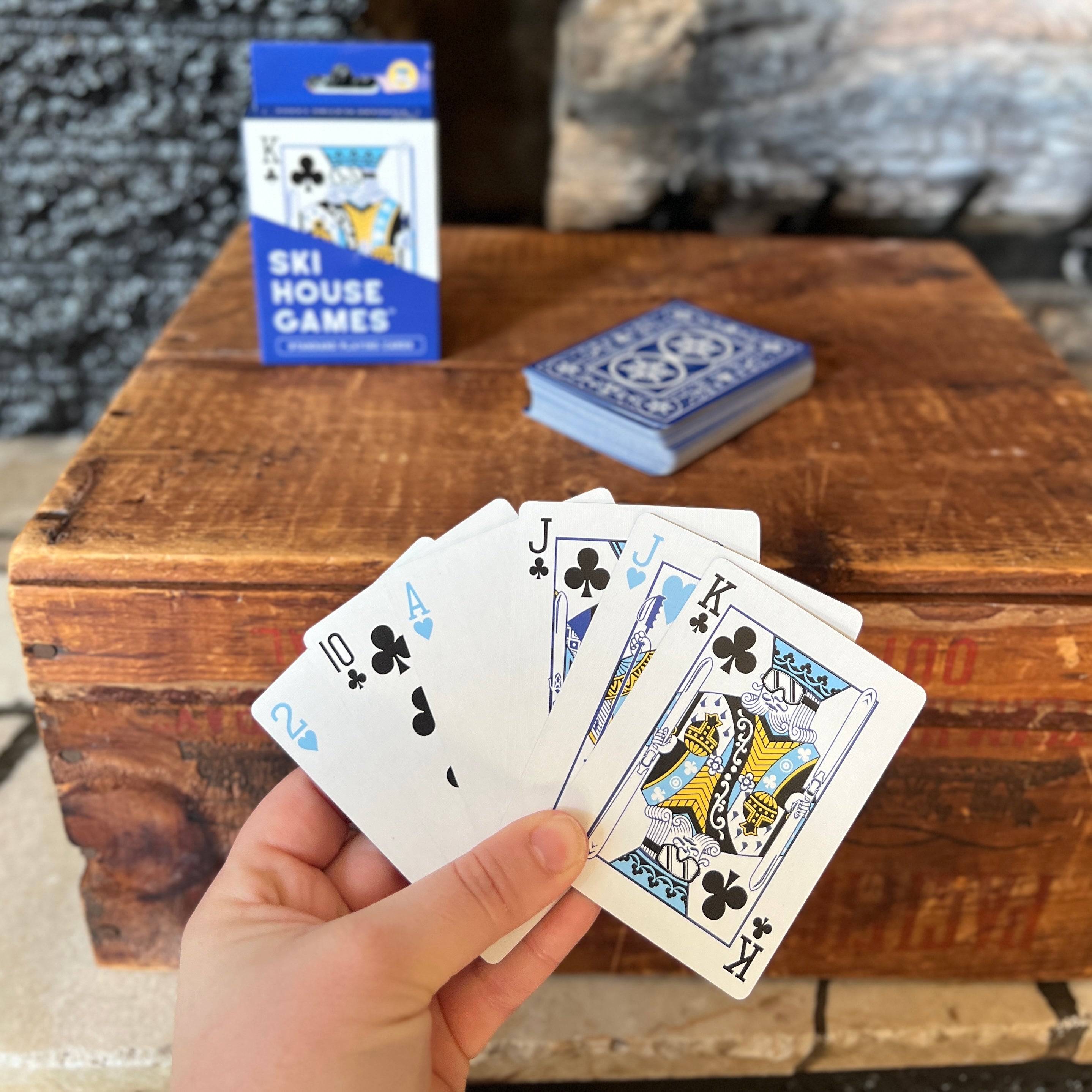 Ski House Games Card Deck Family Fun