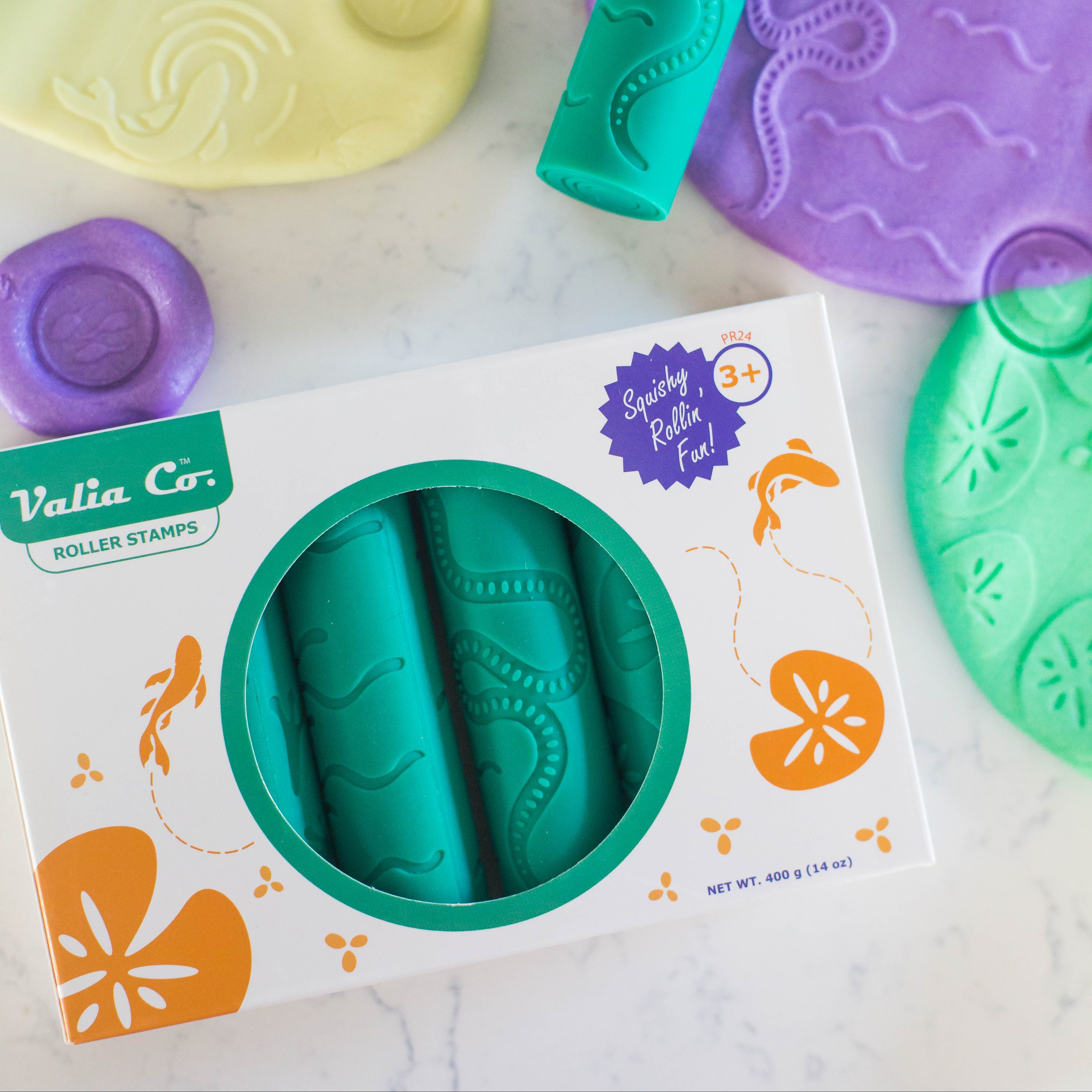 Pond Life Play Dough Rollers Set