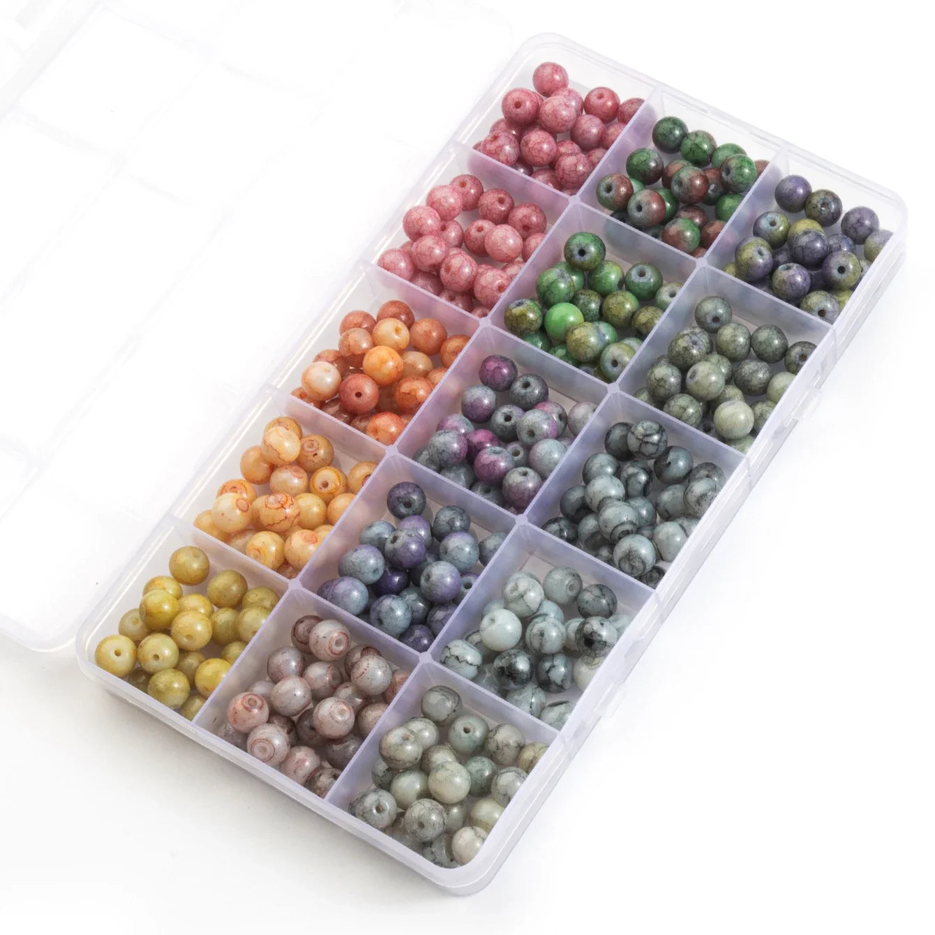 Glass Beads Bracelet Making Kit 28 Colors