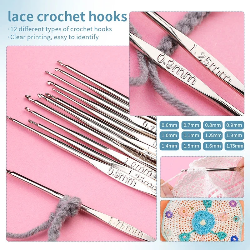 Crochet Knitting Hook Set DIY Craft
