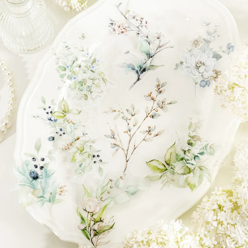 Plant Themed Sticker Pack 20pcs Scrapbook Decor