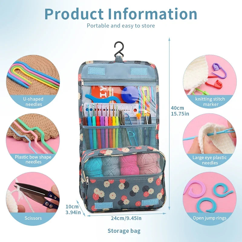 Crochet Knitting Hook Set DIY Craft