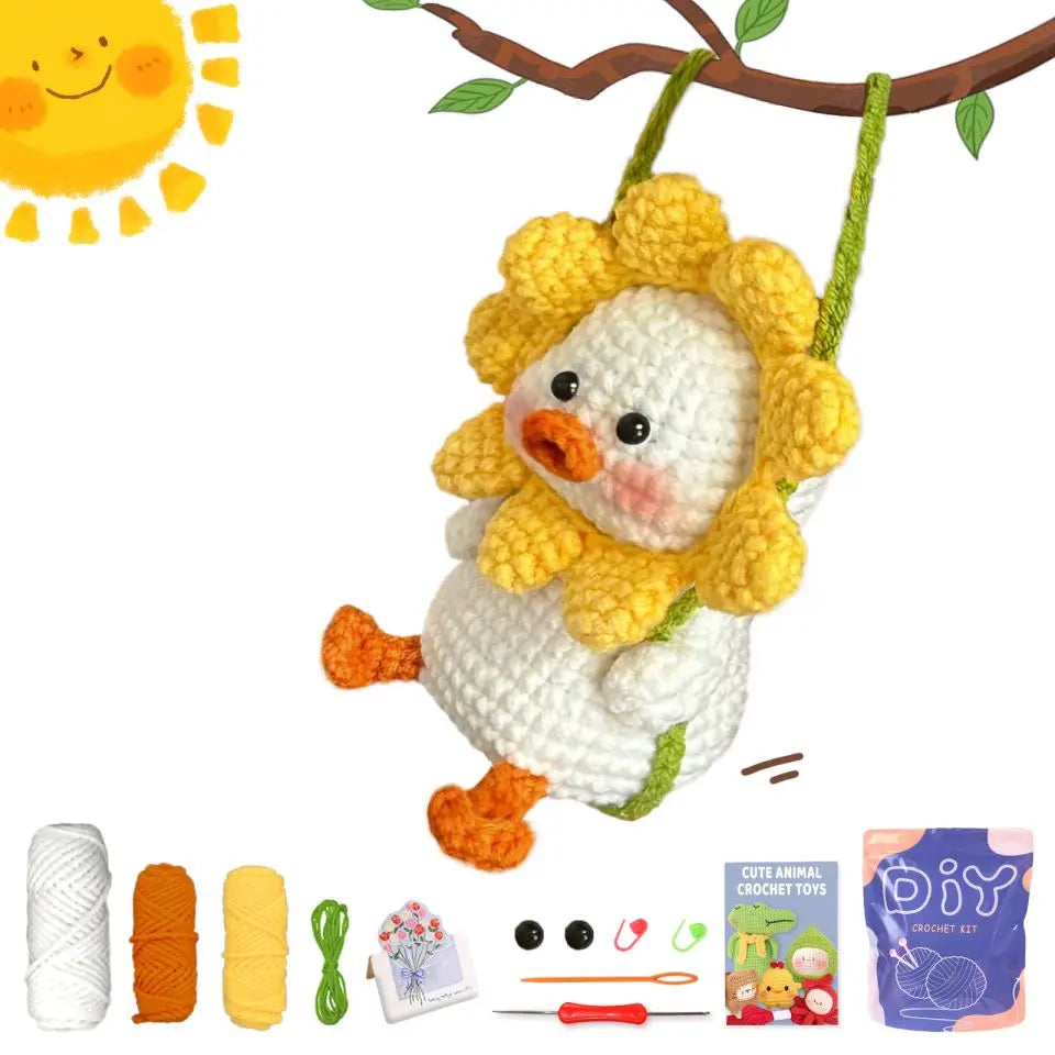 Animal Series Crochet Kit Beginners Step-by-Step Set