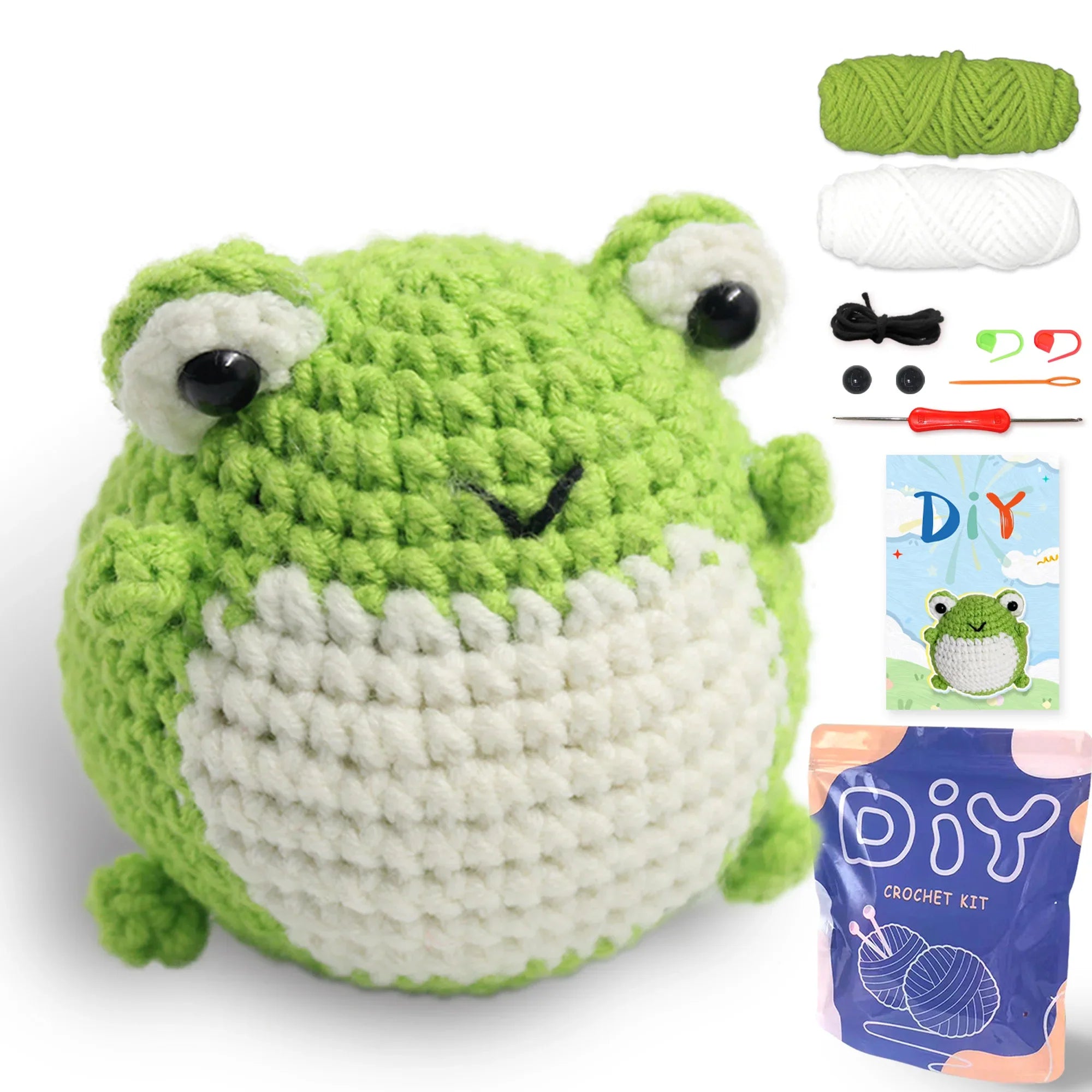 Animal Series Crochet Kit Beginners Step-by-Step Set