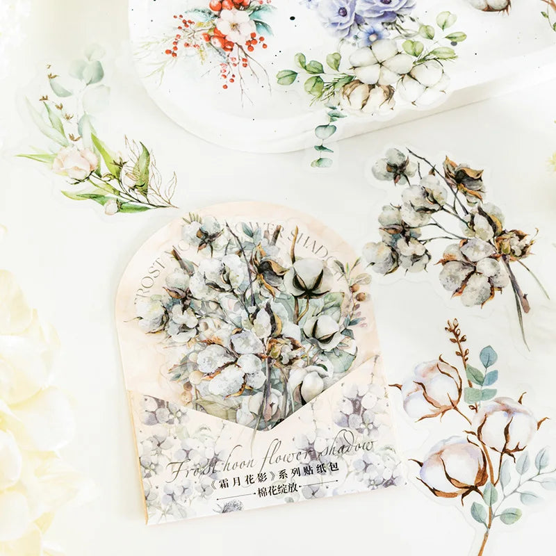 Plant Themed Sticker Pack 20pcs Scrapbook Decor