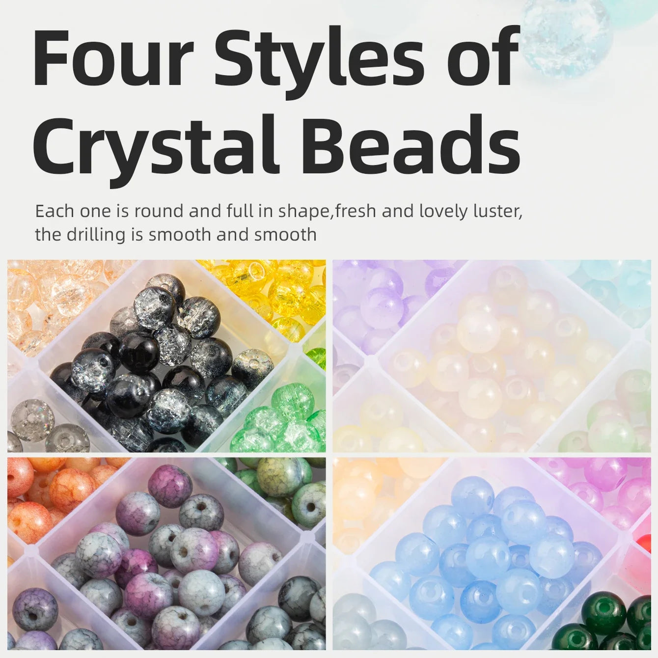 Glass Beads Bracelet Making Kit 28 Colors