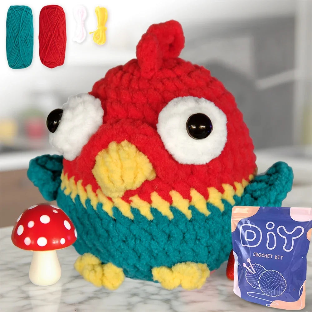 Animal Series Crochet Kit Beginners Step-by-Step Set