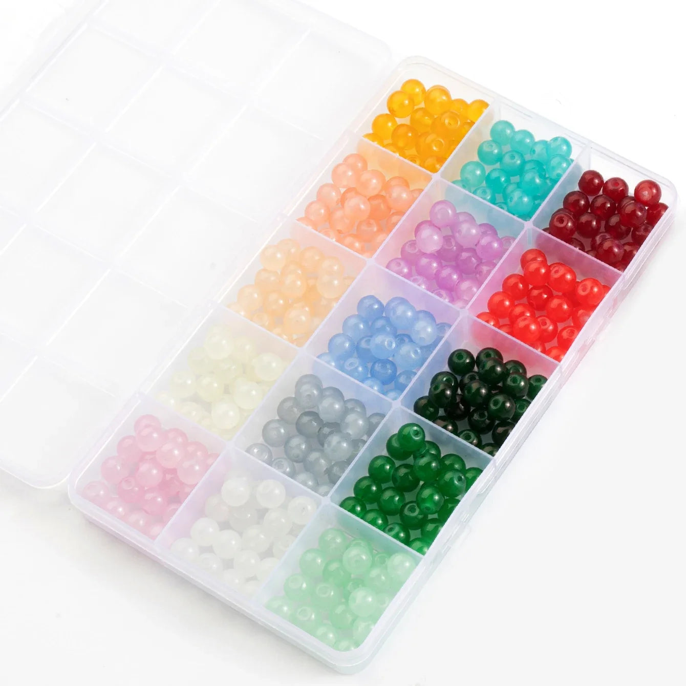 Glass Beads Bracelet Making Kit 28 Colors