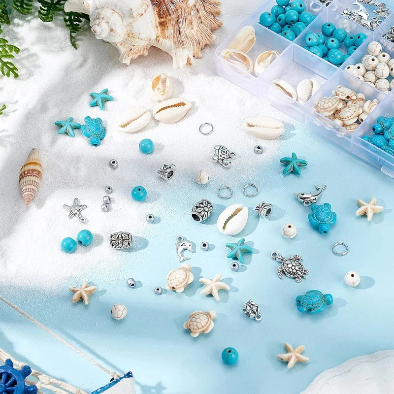 Ocean Summer Friendship Bracelet DIY Clay Bead Kit