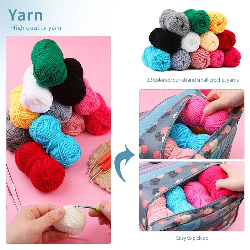 Crochet Knitting Hook Set DIY Craft