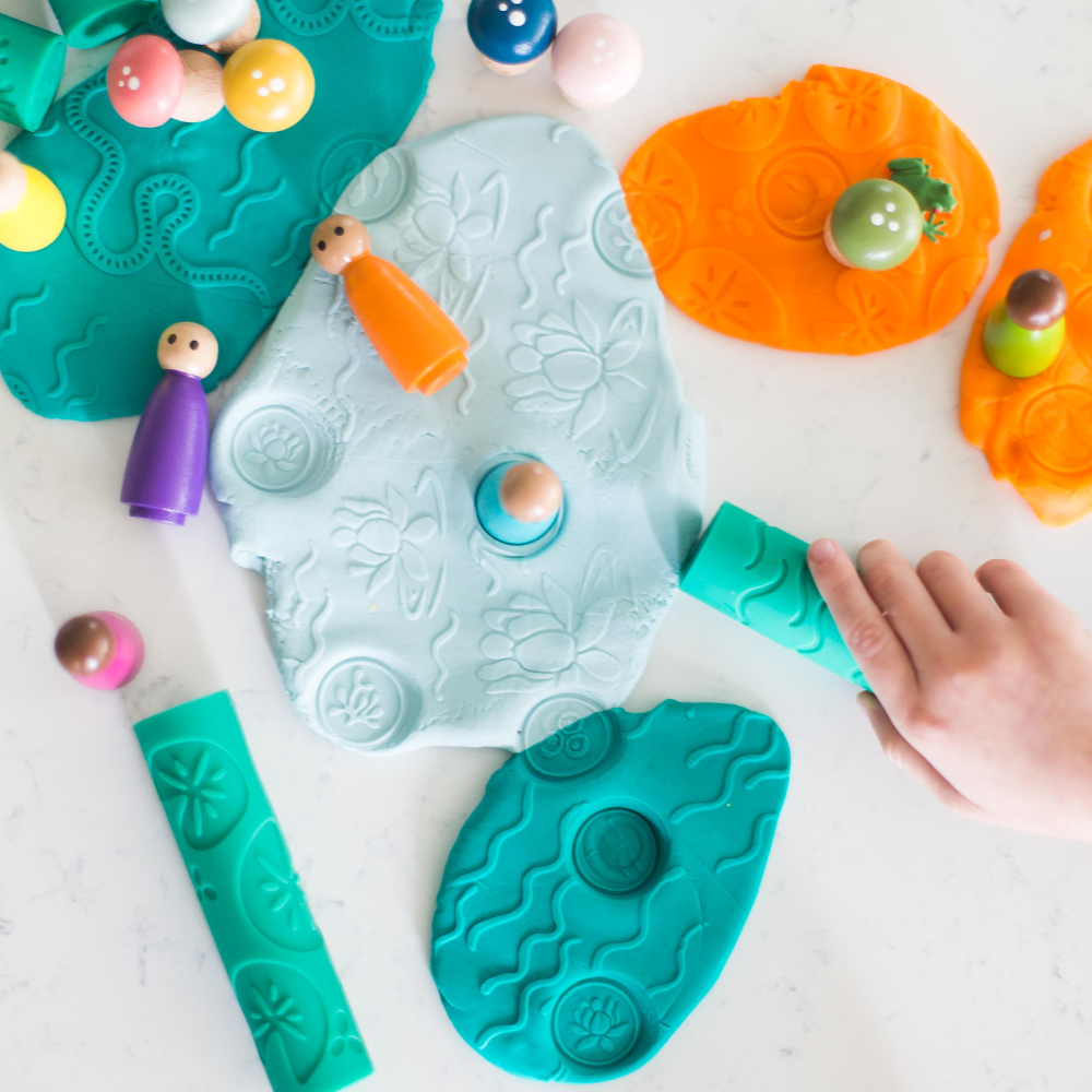 Pond Life Play Dough Rollers Set
