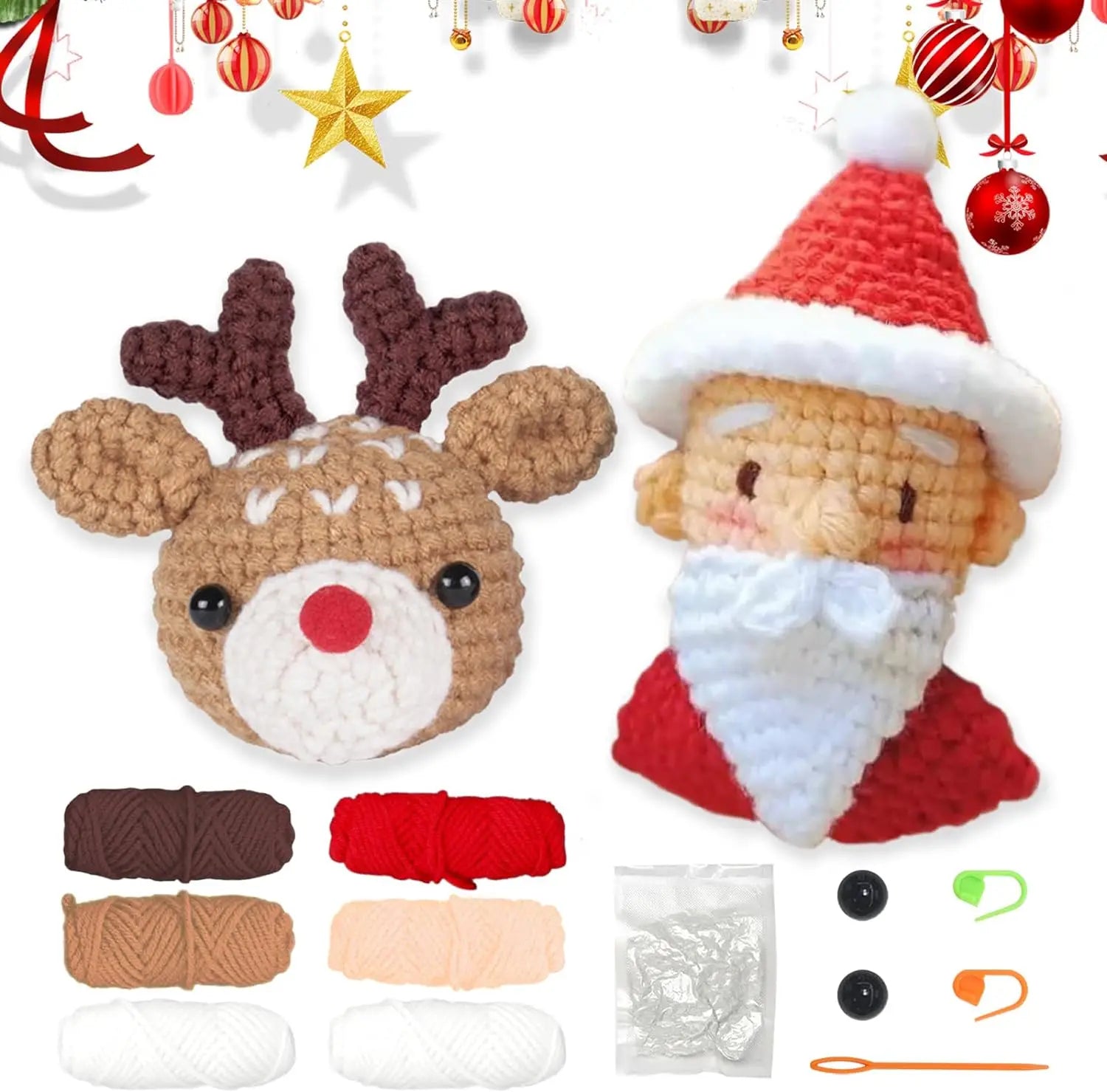 Animal Series Crochet Kit Beginners Step-by-Step Set